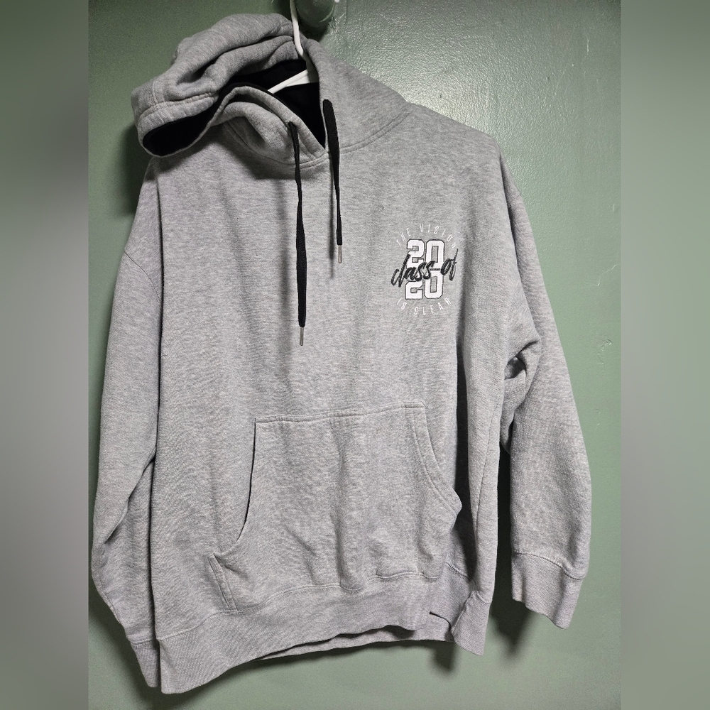 Gray Hoodie with Front Pocket